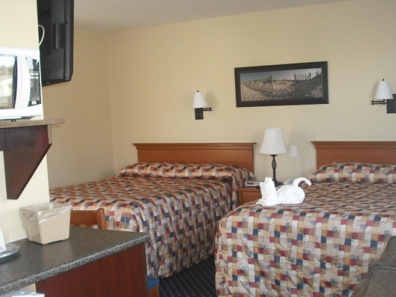 Interior view of guest room at Cairns Motel