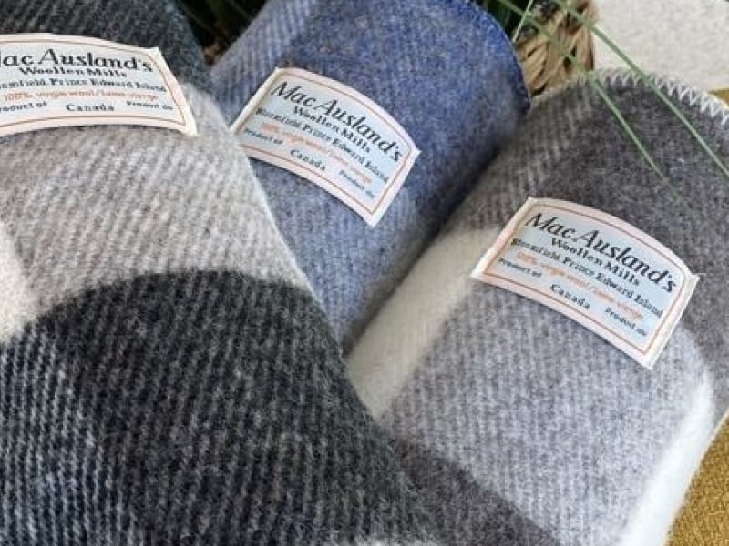 Three MacAusland's blankets