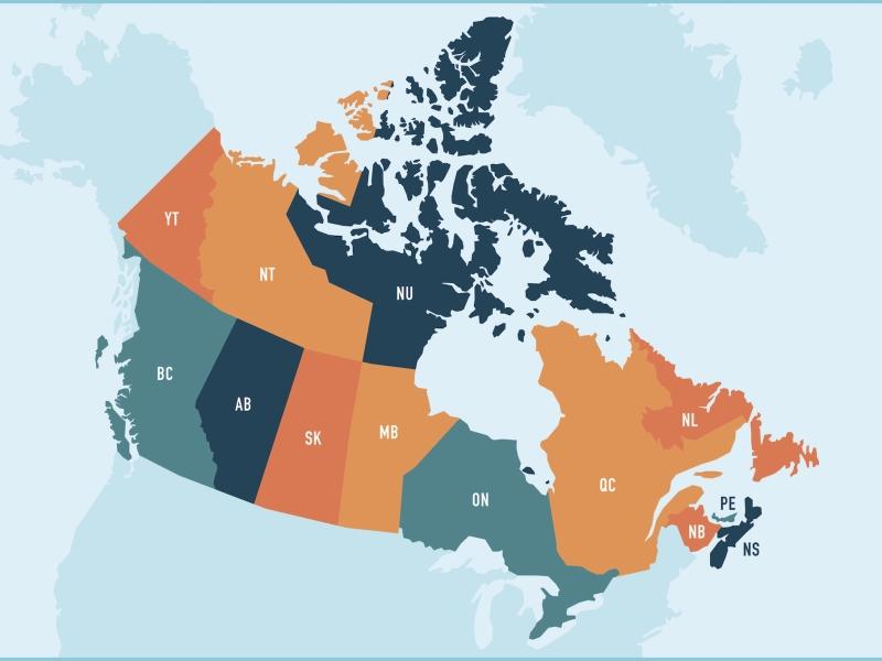 Map of Canada