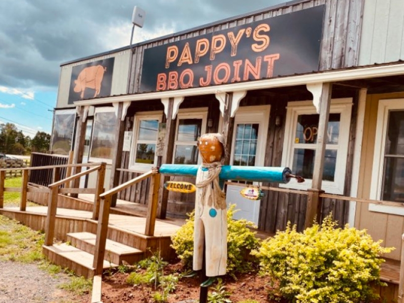 Exterior view of Pappy's BBQ Joint