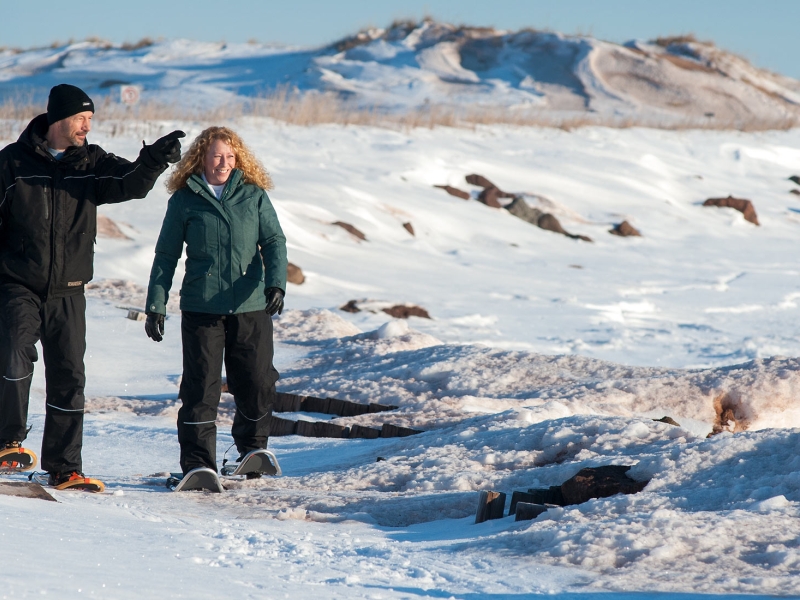 Snowshoeing in PEI