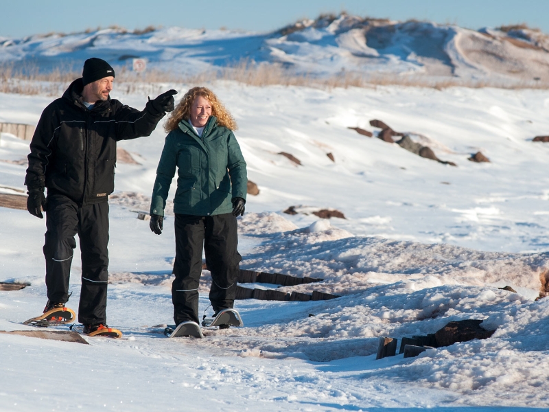 Snowshoeing in PEI
