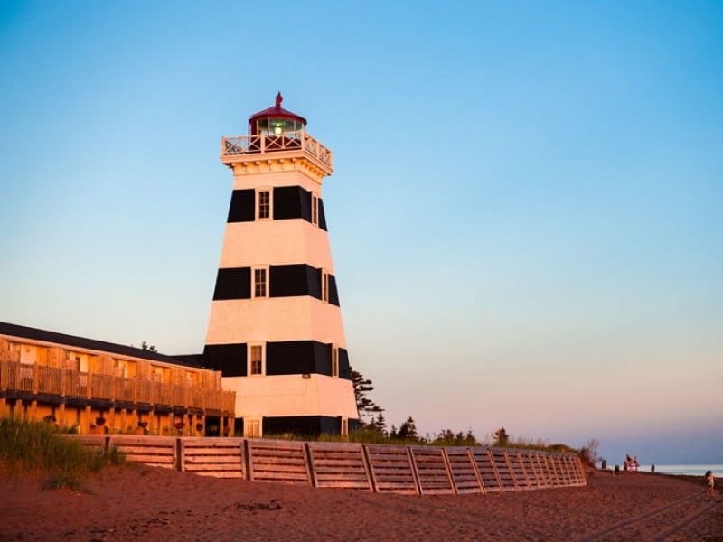 west point lighthouse in PEI