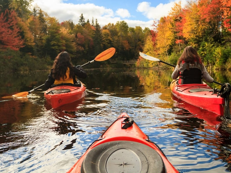 Fall Kayak, river