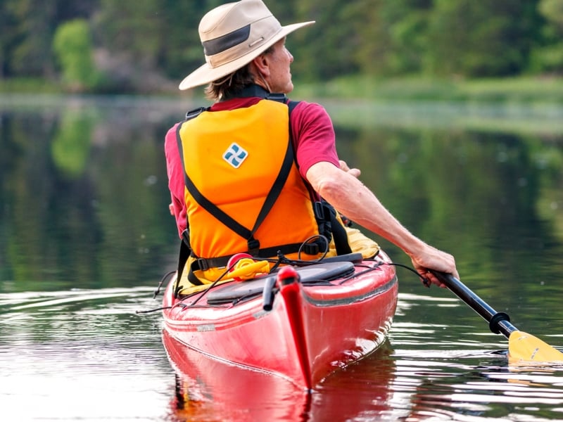 Kayak, water, person kayaking