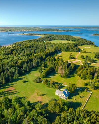 Aerial view of Green Park Provincial Park