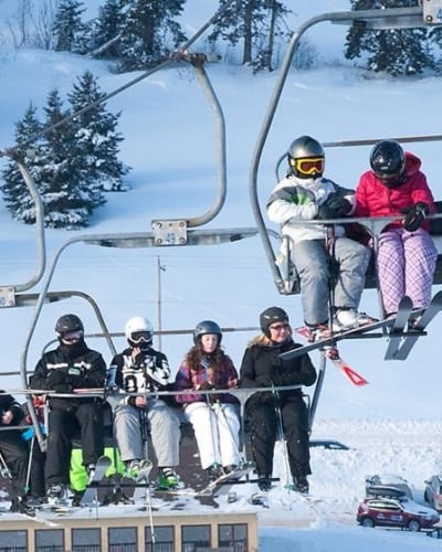 Chairlift at Mark Arendz Provincial Ski Park at Brookvale