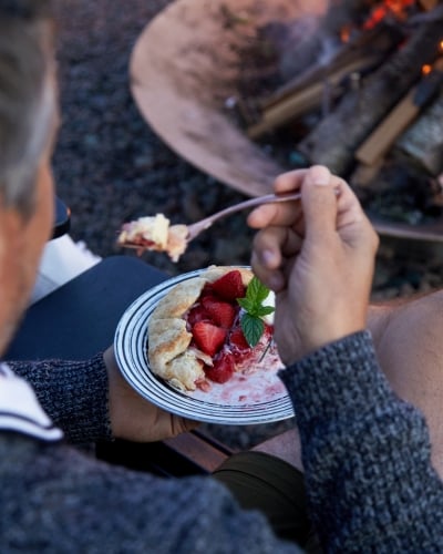 Dessert by a Campfire
