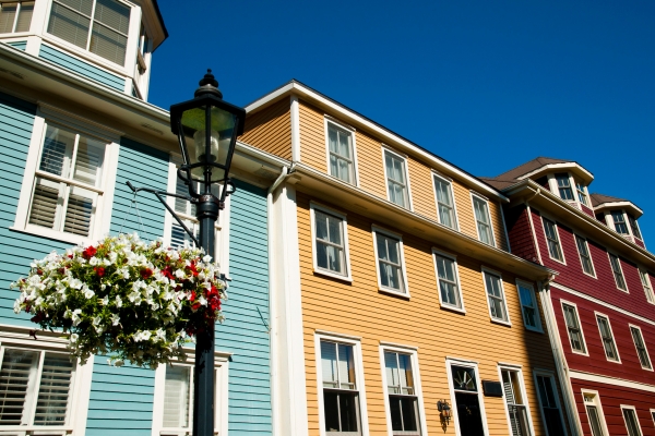 Exterior of Charlottetown homes 