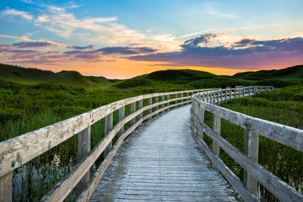 Greenwich Boardwalk Sunset