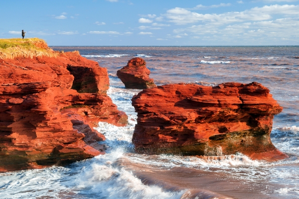 Kildare Capes, ocean, waves, rocks