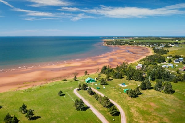Aerial view of Chelton Chelton Provincial Park