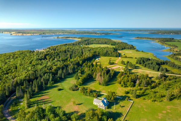 Aerial view of Green Park Provincial Park
