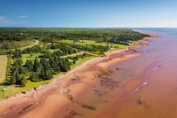 Aerial view of Union Corner Provincial Park