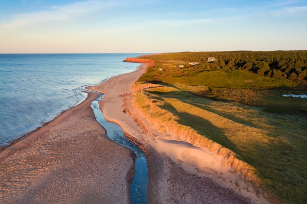 Aerial view of Big Pond, PEI