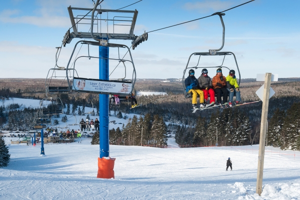 Ski lift at Mark Arendz Brookvale Provincial Ski Park 