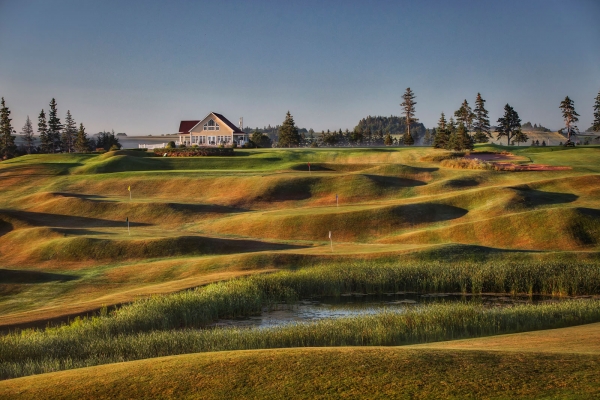 Red Sands Golf Course in autumn