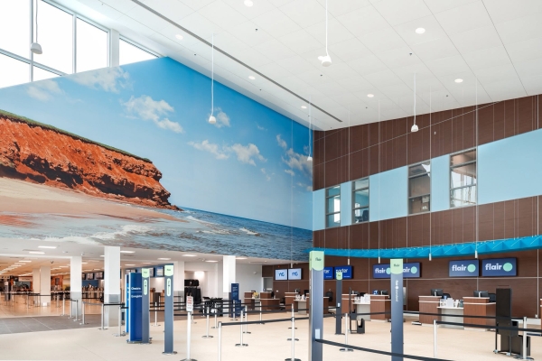 YYG Departures lobby