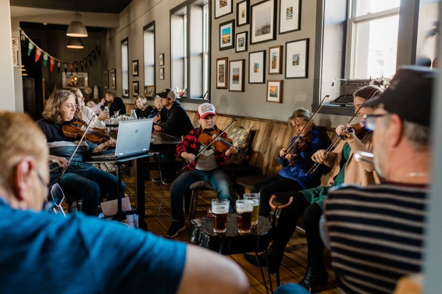 Celtic jam at Evermoore on Saturdays