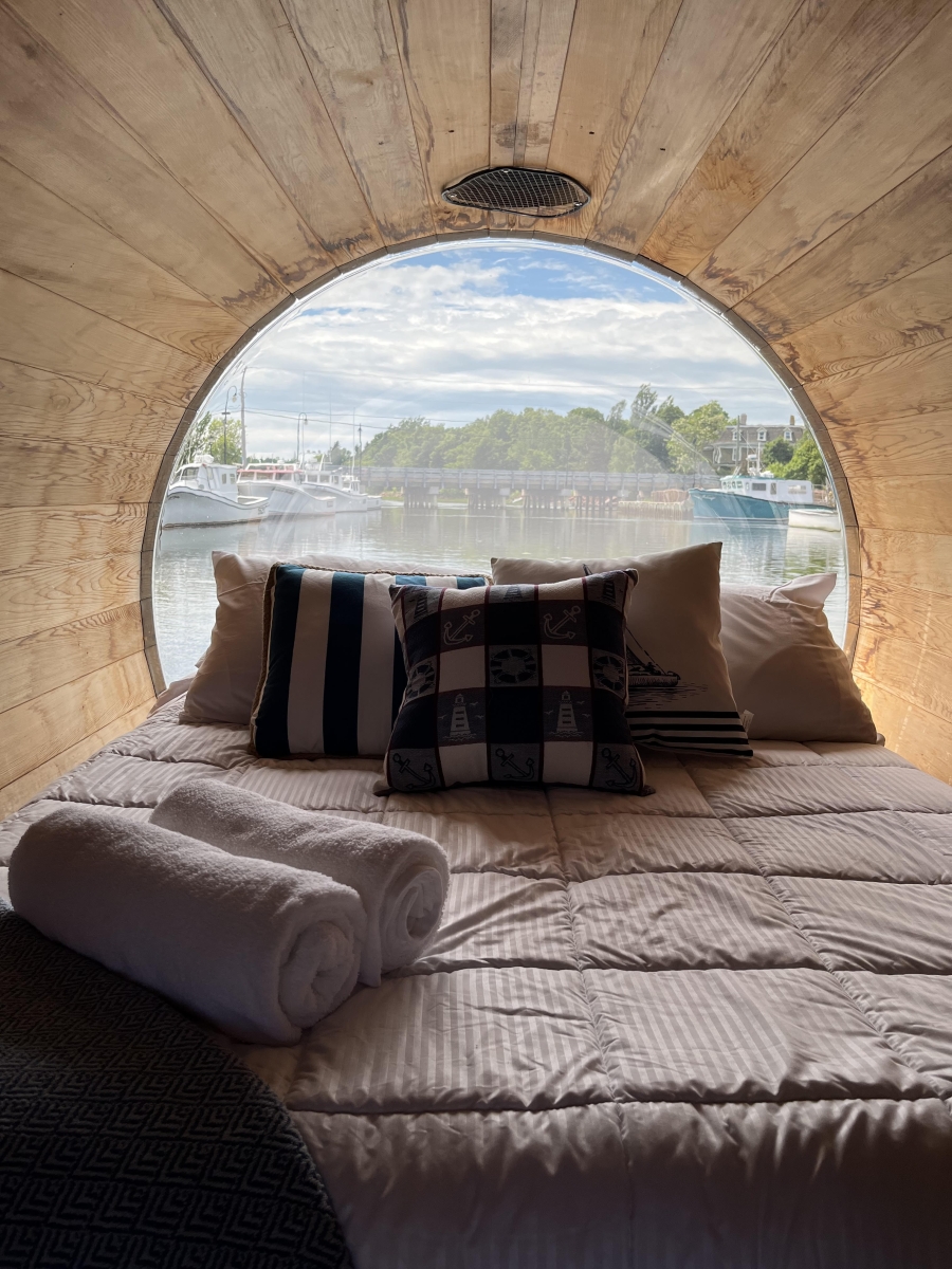 View of Cardian River from bed of Nellie's Landing, PEI