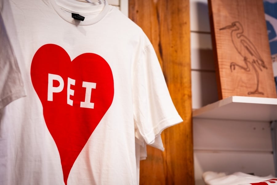 I Heart PEI t-shirt in Oh Hey Boutique, Founders Hall