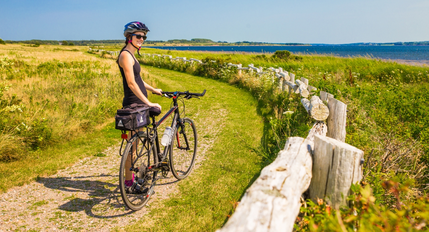 Biker, St Peters, trail Biker, St Peters, trail