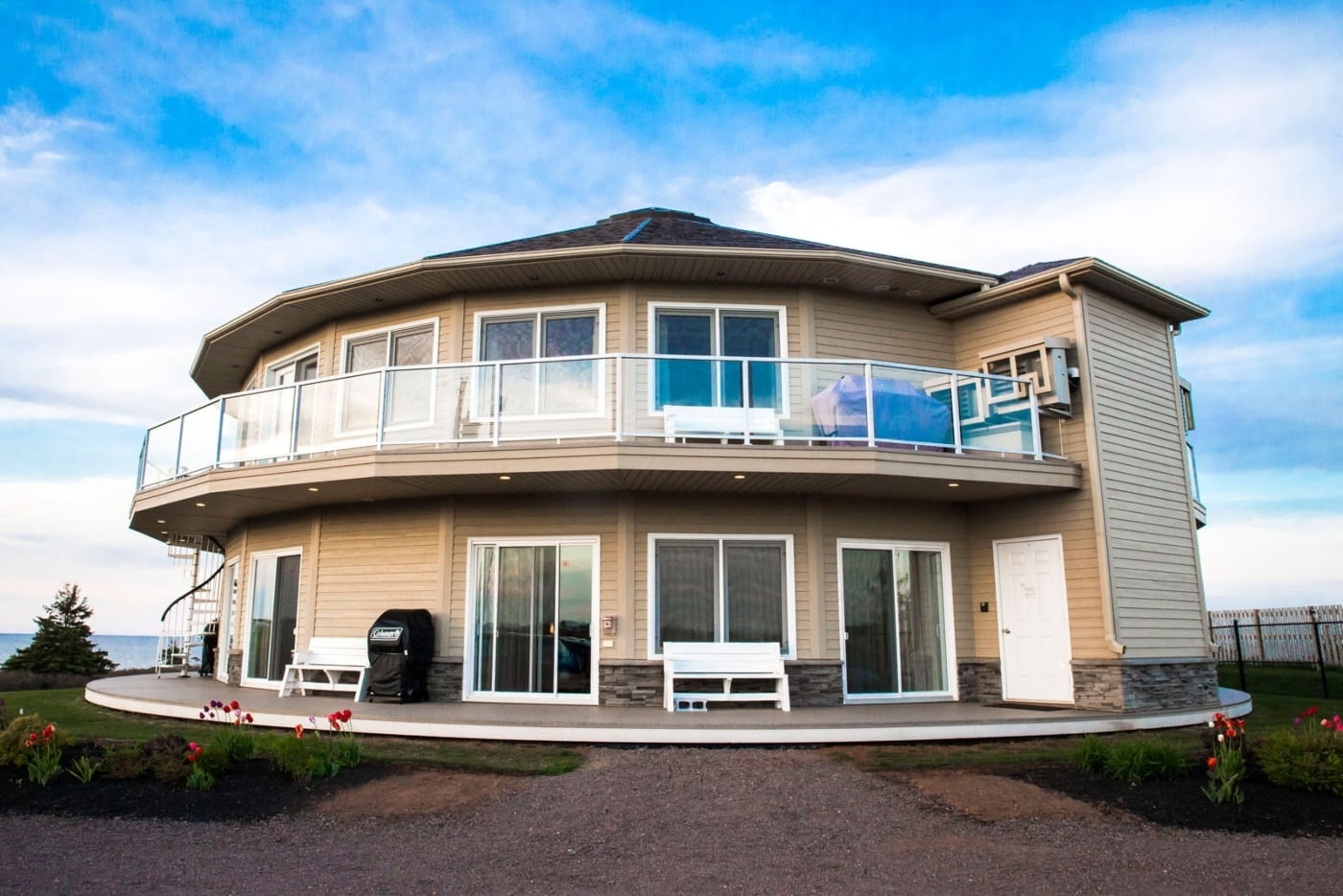 Exterior of Canada's Rotating House, Rustico PEI