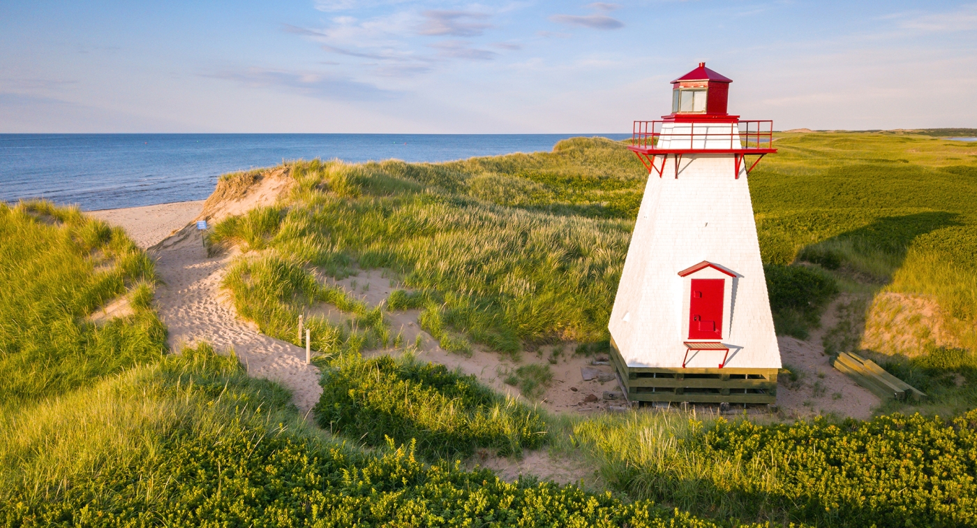 St Peters Harbour, Lighthouse, hills, beach St Peters Harbour, Lighthouse, hills, beach