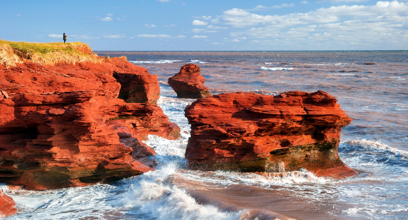 Kildare Capes, ocean, waves, rocks