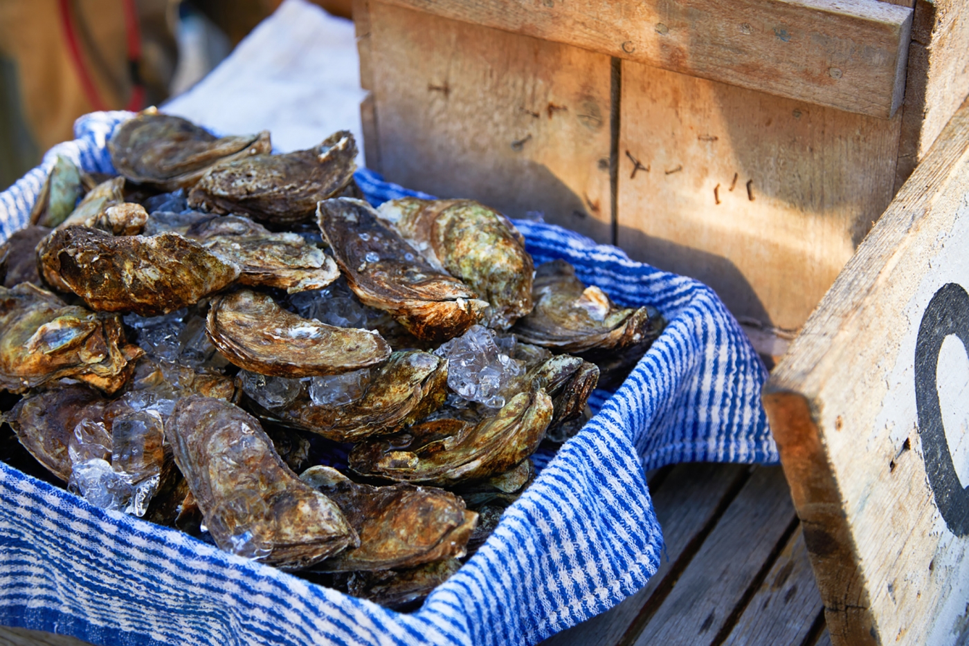 Oysters in a basket, Fall Flavours, Savour Victoria