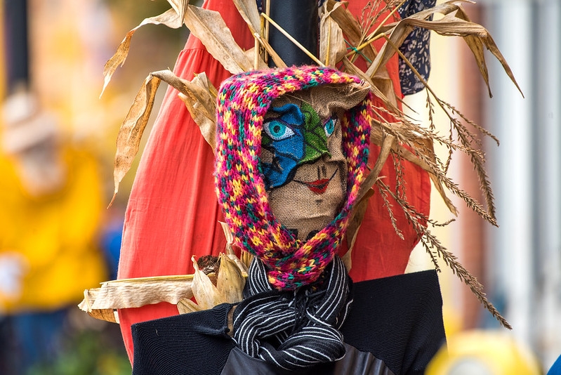 Charlottetown Scarecrow Festival Closeup of scarecrow