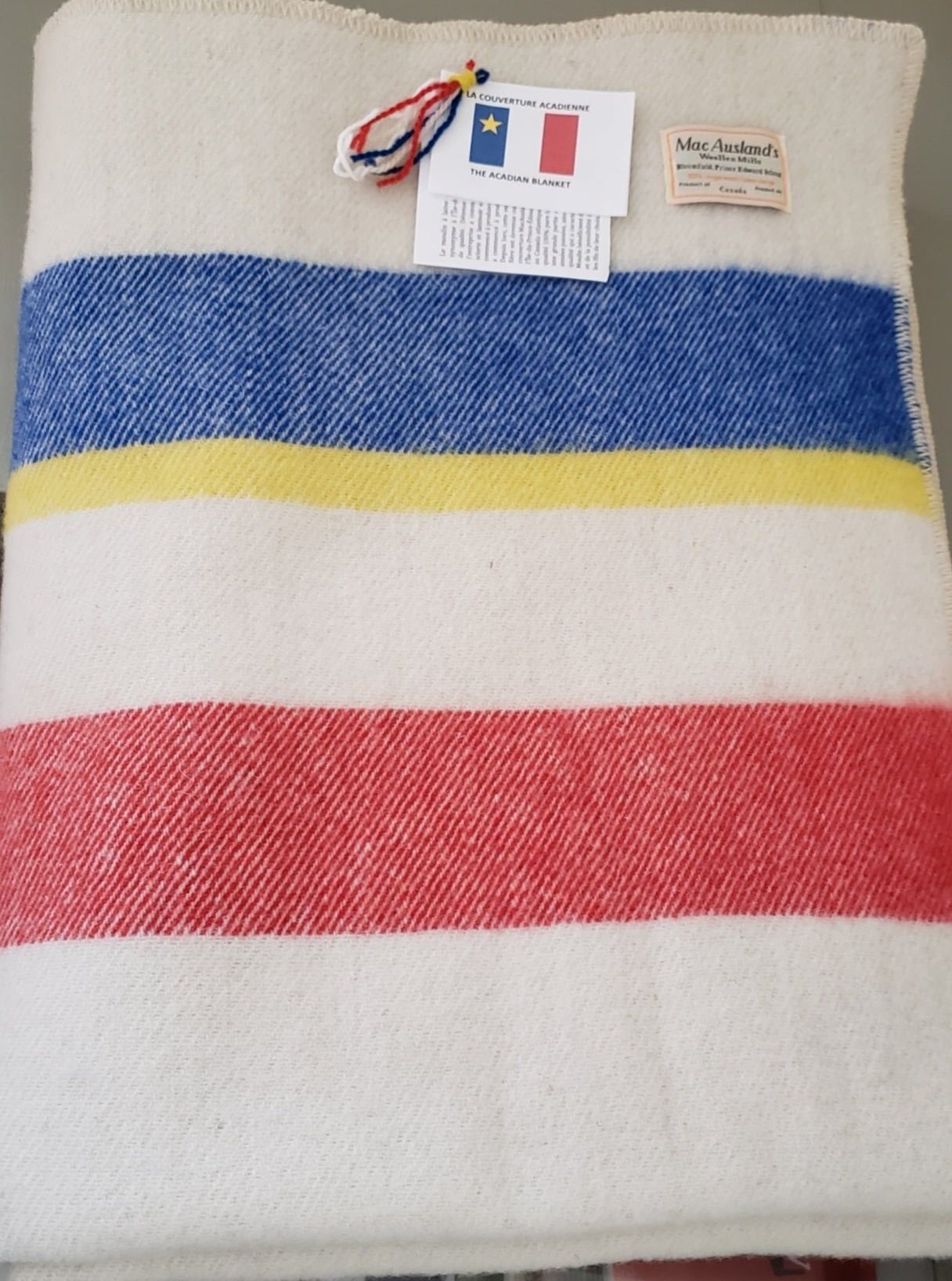 PEI Gift Guide • Acadian Blanket, Doucet House, Farmer's Bank