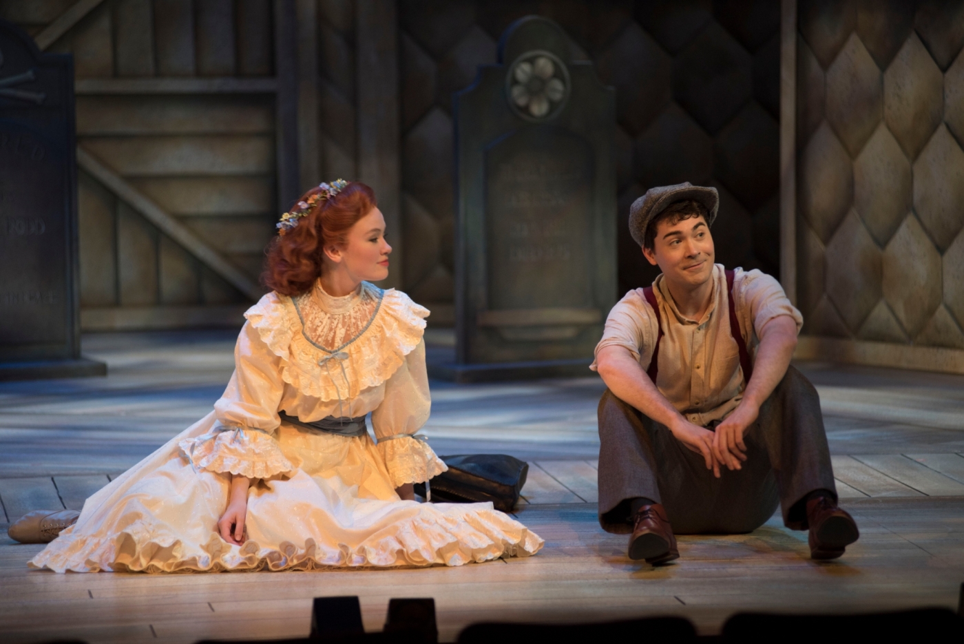 Anne & Gilbert The Musical Anne and Gilbert characters perform on stage for Anne & Gilbert The Musical