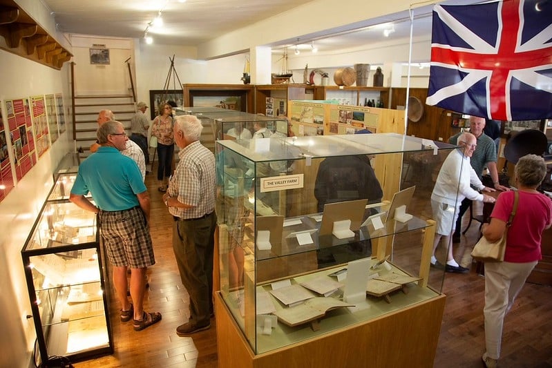 Group of people interact at Bedeque Area Historical Museum