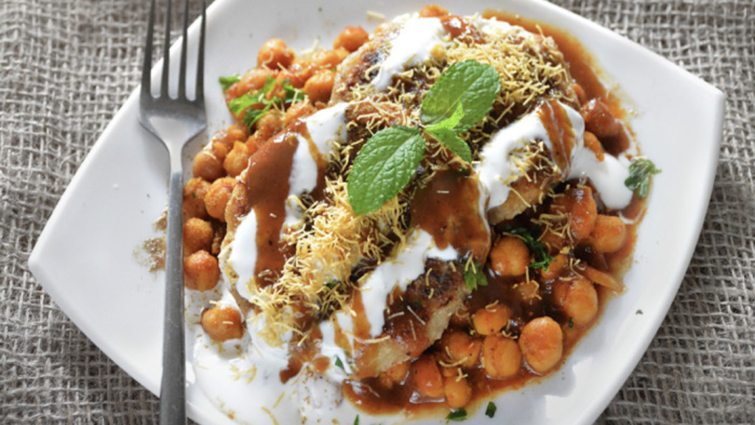 Plate of Chana masala
