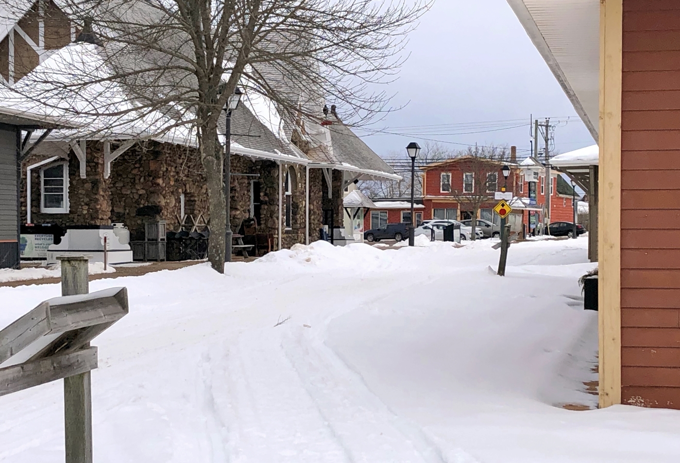 Winter at the Kensington Railyard