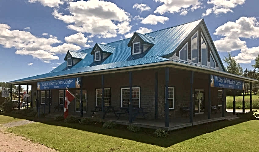 Exterior view of Visitor Information Centre, St. Peters Bay