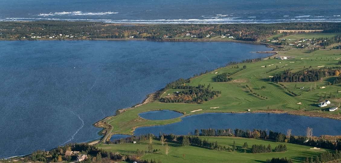 Stanhope Golf Course, PEI Aerial view of Stanhope Golf Course