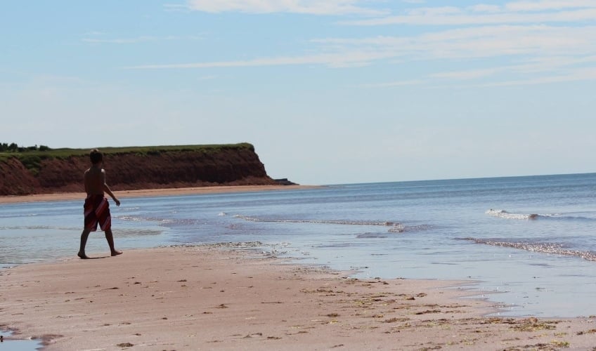 Beach at Waterford Cottages & Campground