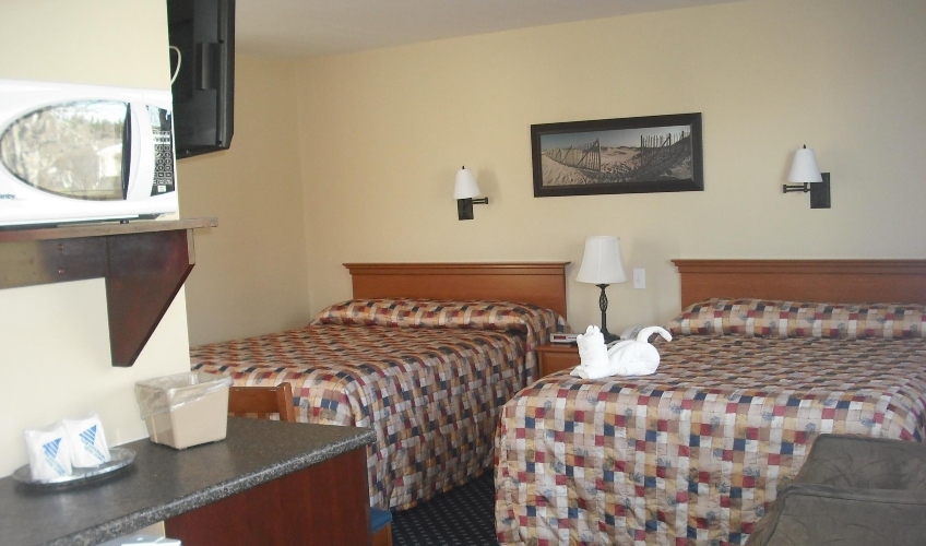Cairns Motel, Summerside Interior view of guest room at Cairns Motel