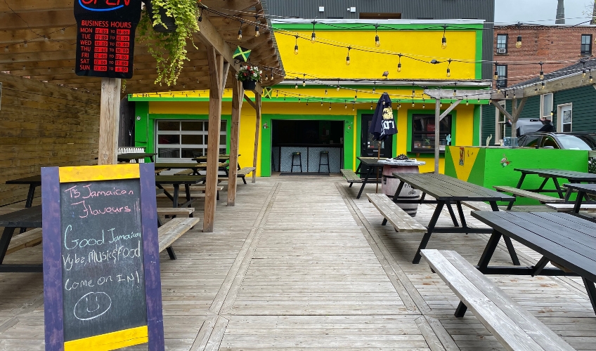Exterior view of T's Jamaican Flavours